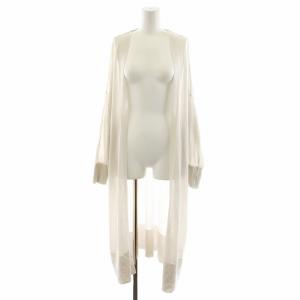 21SS シェイクコード Shake code カーディガン ロング丈 Vネック グレー /AN35 BM