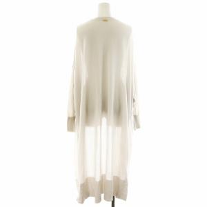 MUSE de Deuxieme Classe 21SS シェイクコード Shake code カーディガン ロング丈 Vネック グレー /AN35 BM