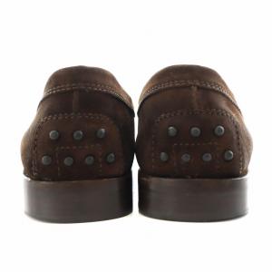 ドライビングシューズ モカシン スエード 7 26.0cm 茶 ブラウン（2024  