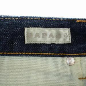 Papas +プラス デニムパンツ ジーンズ ジップフライ 2X インディゴ