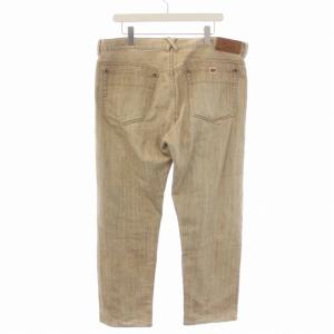 Papas MANIERE DE HEMING デニムパンツ ジーンズ ジップフライ 56 2X ベージュ D0401FP 002