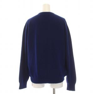 OLD ENGLAND アンサンブル ニット 半袖 セーター 長袖 カーディガン ウール 青 ブルー