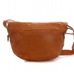 genten ショルダーバッグ レザー 茶 ブラウン