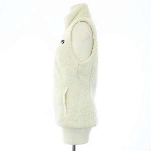 Patagonia ロスガトスベスト ハイネック ボア フリース ジップアップ ロゴ XS 白 ホワイト 25216