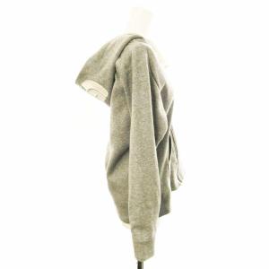 THE NORTH FACE リアビューフルジップフーディパーカー 刺繍 裏起毛 L グレー NTW11755 BM