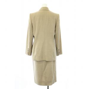 GIVENCHY BOUTIQUES スーツ セットアップ 上下 テーラードジャケット ダブル 総裏地 タイトスカート ひざ丈 ウール 38