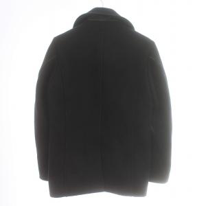 Schott CRIMIE ピーコート Pコート レザーパイピング ウール M 黒 ブラック