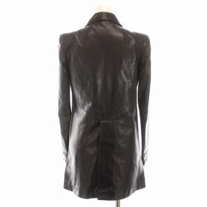 FENDI レザージャケット 38 ブラック
