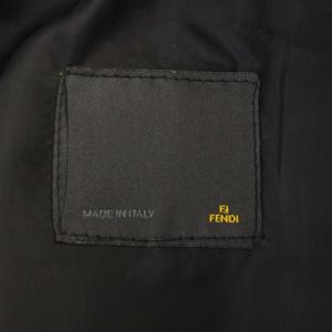 FENDI レザージャケット 38 ブラック