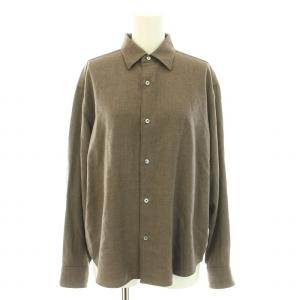 20SS リネンダブルフェイスハーフスリーブシャツ LINEN DOUBLE