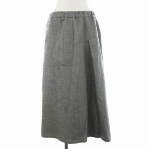 フレアスカート ロング 2 M グレー /EE BM