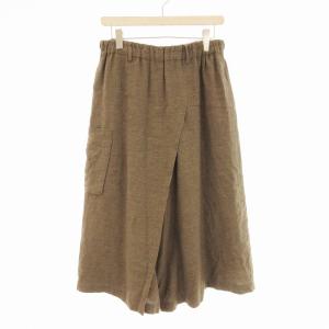 キュロット ワイドパンツ ストレート 2 M グレージュ /EE BM