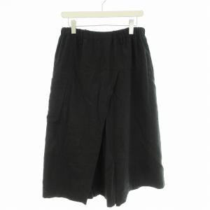 キュロット ワイドパンツ ストレート 2 M ダークグレー /EE BM