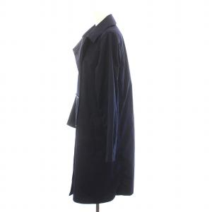 Traditional Weatherwear 24SS NEW BANWELL バンウェル ダブルブレステッドコート ロング アウター 34 紺 ネイビー