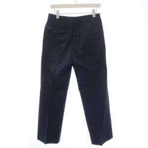 Christian Dior SPORT ロングパンツ ジップフライ チェック柄 79 M 緑 グリーン 紺 ネイビー