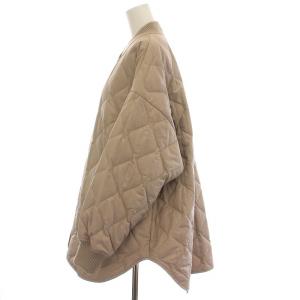 Spick&Span 22AW Peキルティングブルゾン ジャケット 中綿 アウター 36 S グレージュ