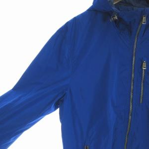 POLO RALPH LAUREN パーカー ジップアップ ロゴ 刺繍 裏地ナイロン S 青 ブルー