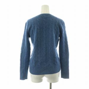 POLO RALPH LAUREN ニット セーター プルオーバー ポニー 長袖 カシミヤ混 XS ブルー 0200011586