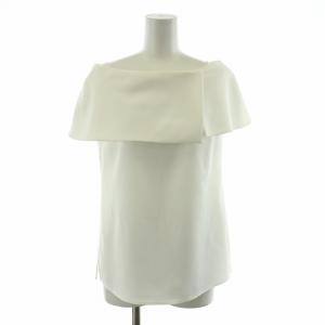 24SS ノースリーブブラウス シャツ ビッグカラー 1 ホワイト 24318200 /NQ BM