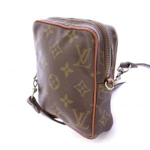 LOUIS VUITTON ミニダヌーブ モノグラム キャンバス ショルダーバッグ ブラウン M45268