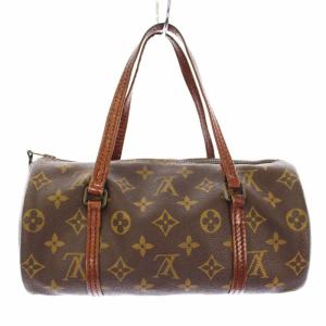 LOUIS VUITTON パピヨン26 モノグラム ボストンバッグ 旧型 ブラウン M51336