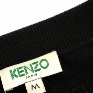 KENZO ニット カットソー シルク混 562804 ドルマンスリーブ 長袖 M 黒 ブラック /G BM