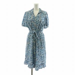 A.P.C. アーペーセー 花柄チュニック フリルワンピース36サイズ 緑　美品 A.P.Cのフリマアイテム一覧