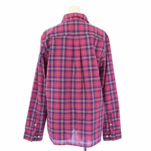 THE NORTH FACE LS MUIR WOODS SH シャツ チェック 長袖 L ピンク 青 NRW11712 /TK MU