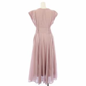 Mystrada 21SS 抜けシャツフレアワンピース ロング 36 ピンク 31265120 /TK BM