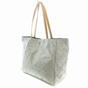 russet トートバッグ ハンドバック 総柄 ライトブルー /RO BM