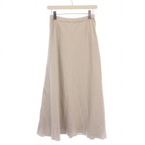 25SS グロッシーサテンフレアスカート ロング F グレー 25060912413010 /BM BM