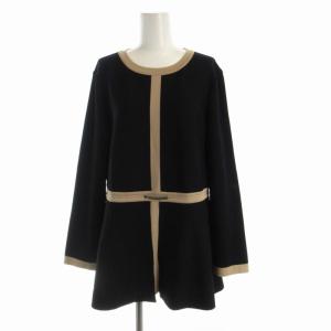 ニット セーター プルオーバー  長袖 L 紺 ネイビー ベージュ 824013-68 /RO BM