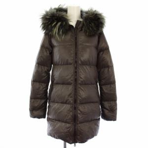 KAPPA ダウンコート アウター 38 茶 D.037.00/1057.R-MFG /TK MU