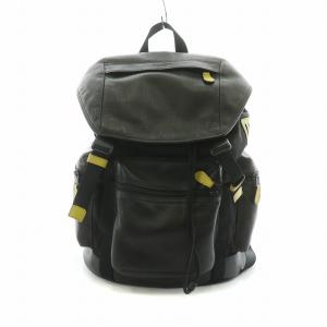 パーフォレイテッド レザー リュックサック バックパック ブラック F72018 /NQ MU