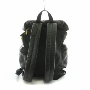 COACH パーフォレイテッド レザー リュックサック バックパック ブラック F72018 /NQ MU