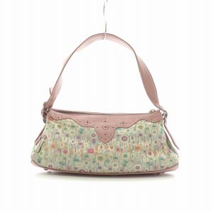 Think Bee ハンドバッグ 柄 レザー ピンク /NQ MU