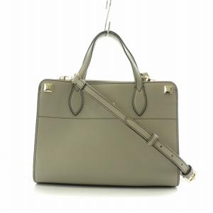 リンダ ハンドバッグ ショルダーバッグ 2way レザー 紺 ネイビー