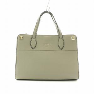 FURLA 2WAY ハンドバッグ ショルダーバッグ レザー ベージュ 149538 /NQ MU