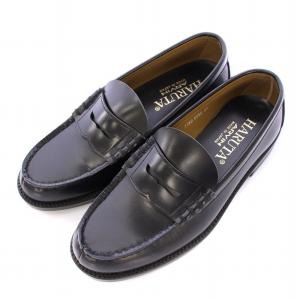 ARVIN ローファー ローヒール レザー 26cm 黒 ブラック /BB MU