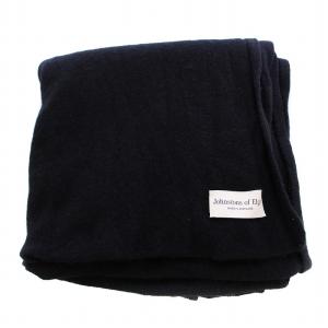 Johnstons of Elgin ジョンストンズ オブ エルガン マフラー カシミヤ 無地 ストレッチ 180×50 黒 ブラック /BB BM