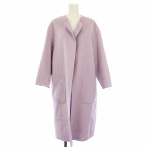 19AW ウールカシミヤリバーコート コーディガン 30 ラベンダー 214-5.SC.WS.KW.0601