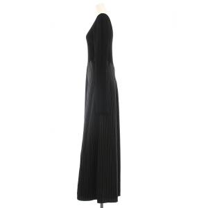 FRAY I.D 23AW フレアスカートコンビニットワンピース ロング 長袖 F 黒 FWNO234122 /YM BM