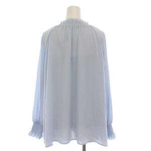 CELFORD 21SS スモッキングブラウス シャツ 長袖 プルオーバー F スカイブルー CWFB214040 /YM