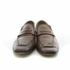 Berluti ロレンツォ リミニ カリグラフィ スクリット ローファー 10 ブラウン