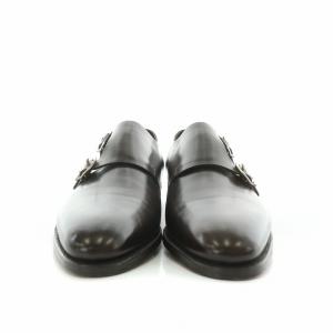 JOHN LOBB イヤーモデル ダブルモンク ビジネスシューズ 9.5 ブラウン 2010
