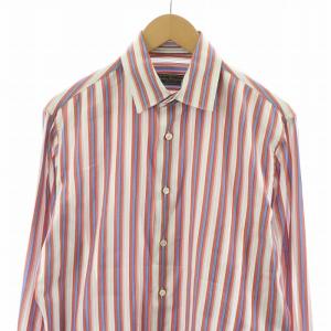 Salvatore Ferragamo カジュアルシャツ ストライプ 長袖 M マルチカラー /NQ MU