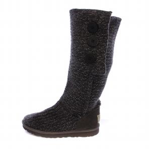ニットブーツ ロングブーツ US6 グレー 1876 /BM MU