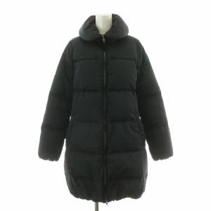 ダウンコート アウター ロング P ブラック 01-1309603 /NQ MU