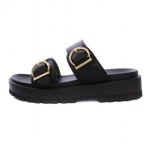 ダブルベルト プラット サンダル シューズ M 黒 3631-199-2433-0950 /BM MU