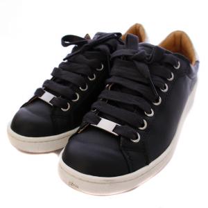 マイロ Milo スニーカー シューズ レザー US7 黒 1019107 /BM MU